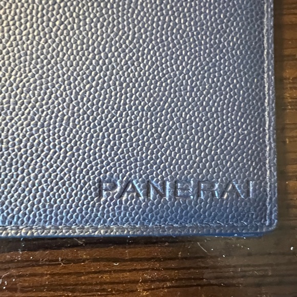 Officine Panerai Blue Leather Authentic Wallet - Picture 6 of 7